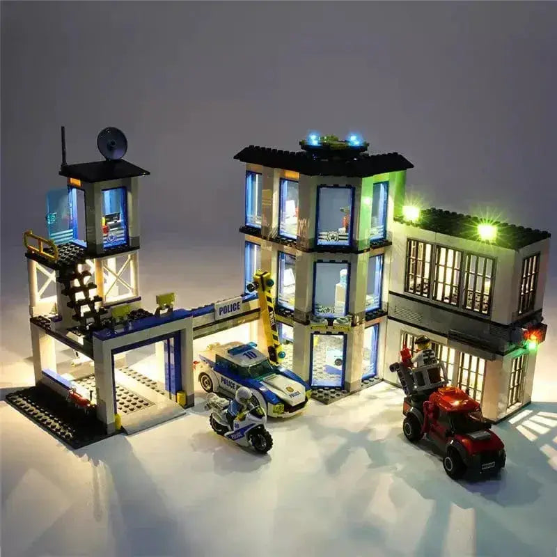 MOC LEGO Police Station Light Kit 60141 Easy Installation - ToylandEU