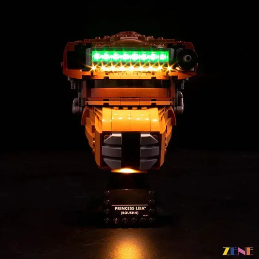MOC LEGO Light Kit for Princess Leia Boushh Helmet Easy Install - ToylandEU
