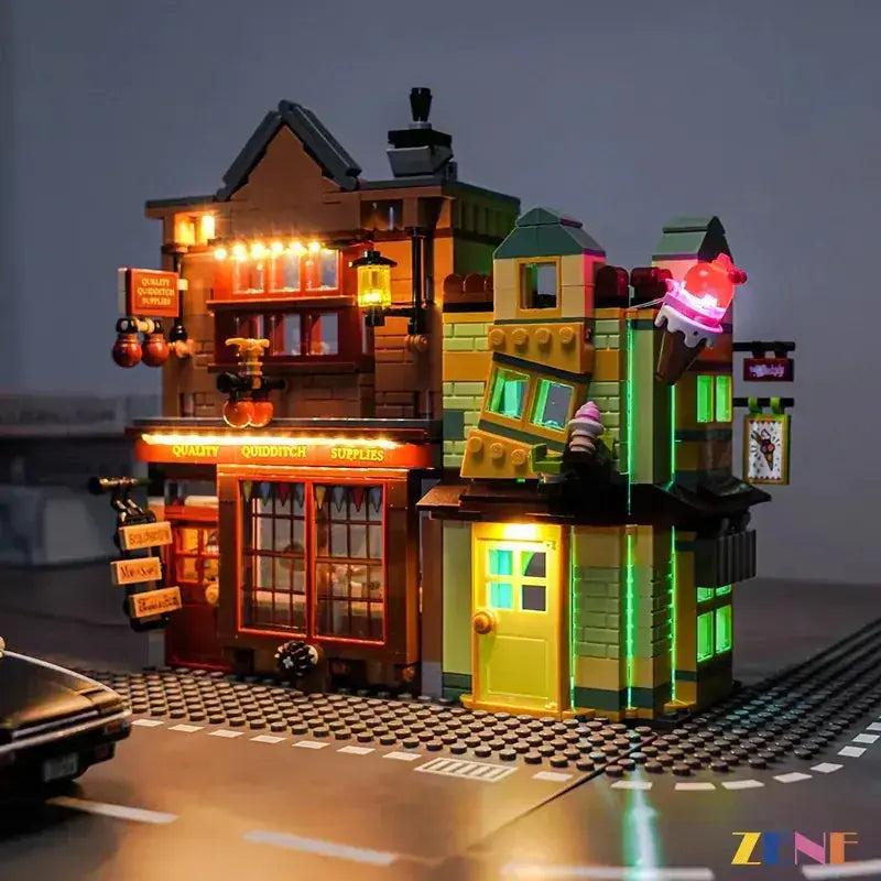 MOC LEGO Light Kit For Quidditch And Ice Cream Parlour Illumination - ToylandEU