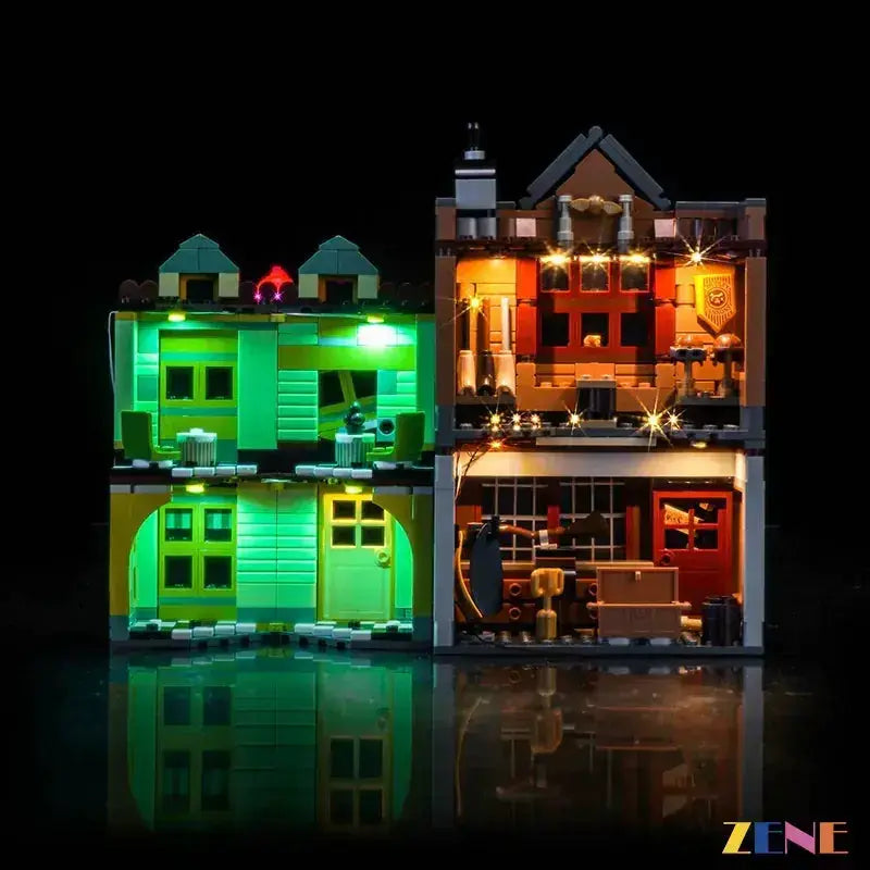MOC LEGO Light Kit For Quidditch And Ice Cream Parlour Illumination - ToylandEU