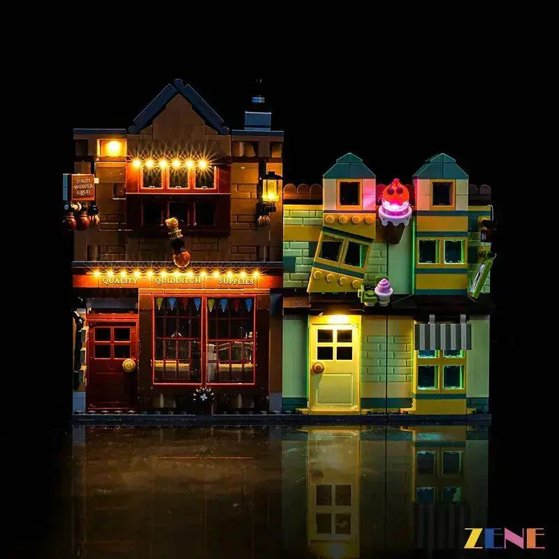 MOC LEGO Light Kit For Quidditch And Ice Cream Parlour Illumination - ToylandEU