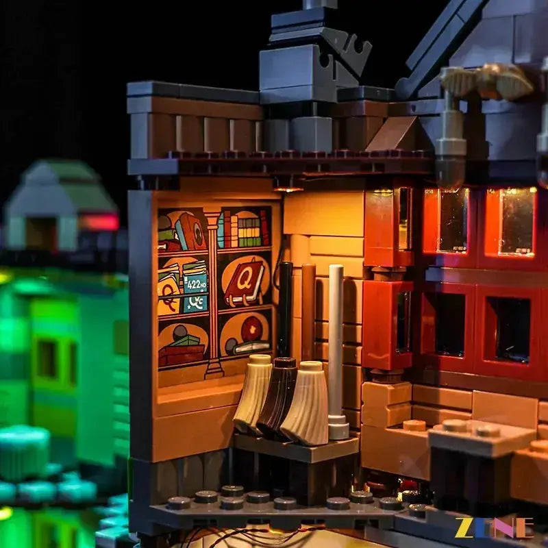 MOC LEGO Light Kit For Quidditch And Ice Cream Parlour Illumination - ToylandEU