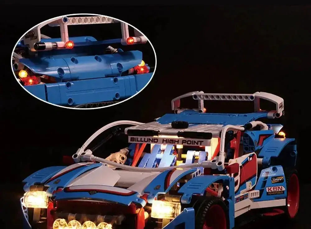 MOC LEGO Rally Car Light Kit 42077 With Bright LED Lights - ToylandEU
