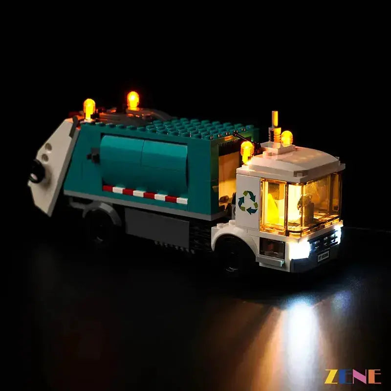 MOC Lego Recycling Truck Light Kit For 60386 With Easy Install - ToylandEU