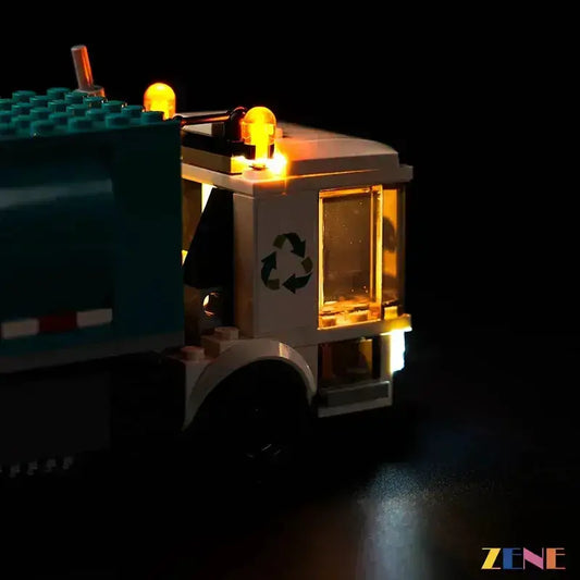 MOC Lego Recycling Truck Light Kit For 60386 With Easy Install - ToylandEU