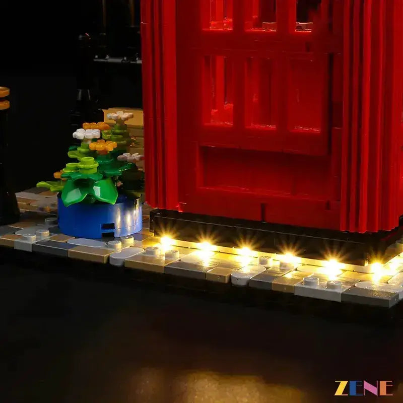 Light Kit for LEGO Red London Telephone Box #21347 - ToylandEU