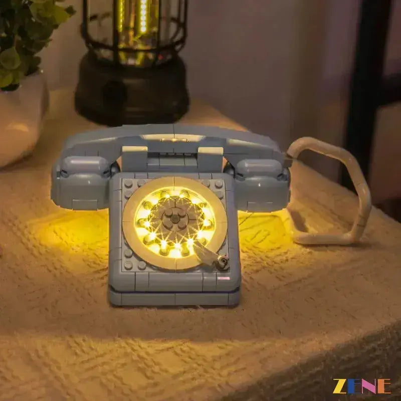 MOC LEGO Retro Telephone Light Kit With Warm LED Illumination - ToylandEU
