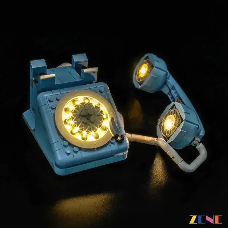 MOC LEGO Retro Telephone Light Kit With Warm LED Illumination - ToylandEU