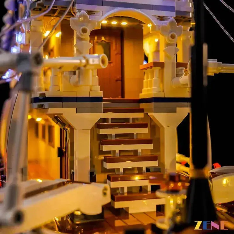 MOC Lego River Steamboat Lighting Kit With Smoke Module - ToylandEU
