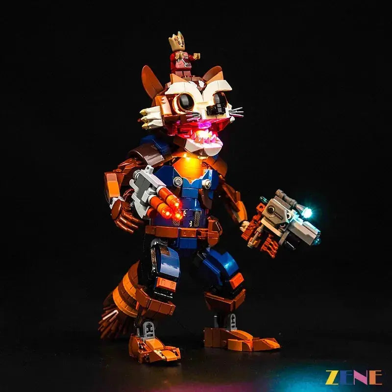 MOC Led Light Kit for Lego Rocket Baby Groot 76282 Glow - ToylandEU