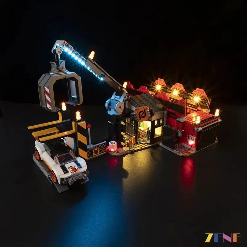 MOC Lego Light Kit for Scrapyard with Cars 60472 Realistic Illumination - ToylandEU