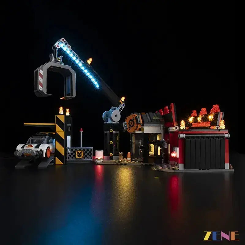 MOC Lego Light Kit for Scrapyard with Cars 60472 Realistic Illumination - ToylandEU