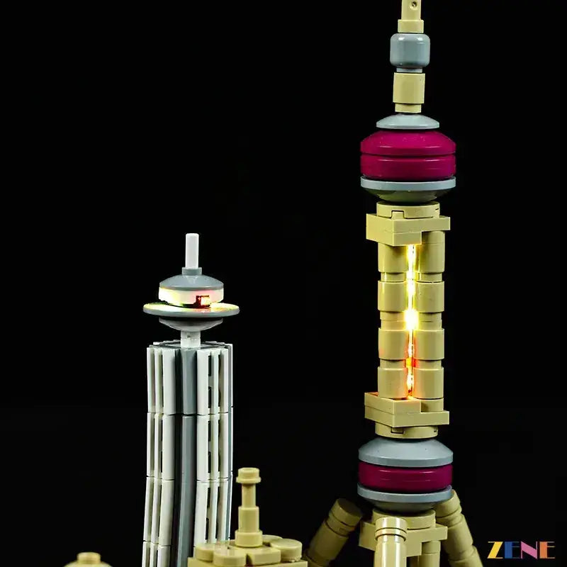 MOC LEGO Shanghai 21039 Lighting Kit for Easy Installation - ToylandEU