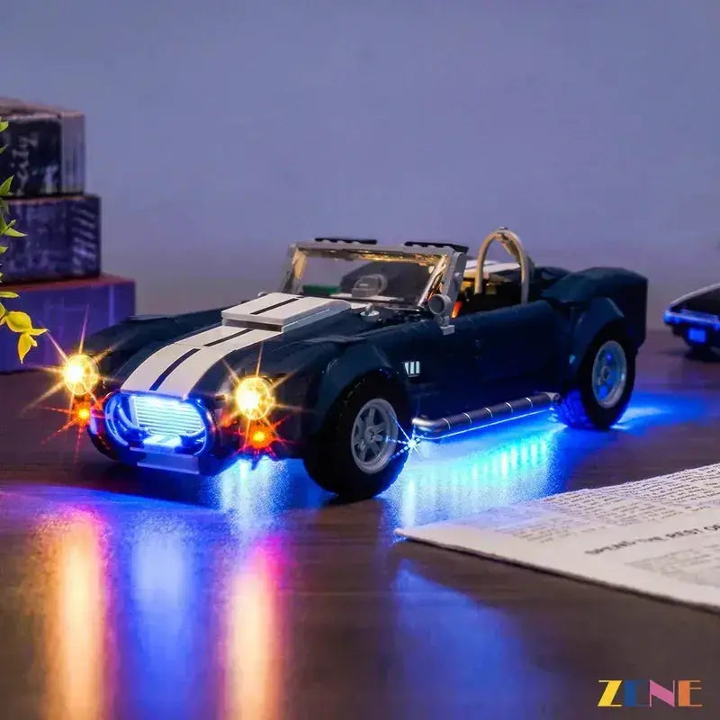 MOC Premium LED Light Kit For LEGO Shelby Cobra 427 SC - ToylandEU