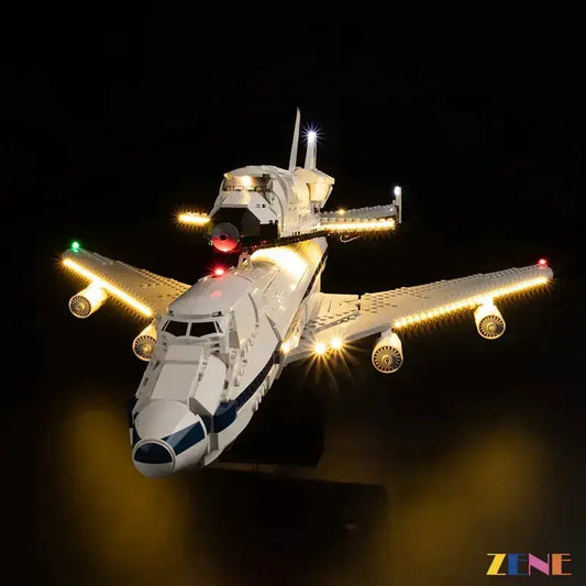 MOC Lego Shuttle Carrier Aircraft LED Light Kit Delivers Brilliant Illumination - ToylandEU
