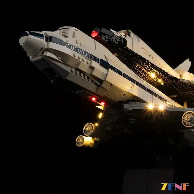 MOC Lego Shuttle Carrier Aircraft LED Light Kit Delivers Brilliant Illumination - ToylandEU