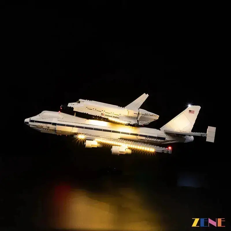 MOC Lego Shuttle Carrier Aircraft LED Light Kit Delivers Brilliant Illumination - ToylandEU
