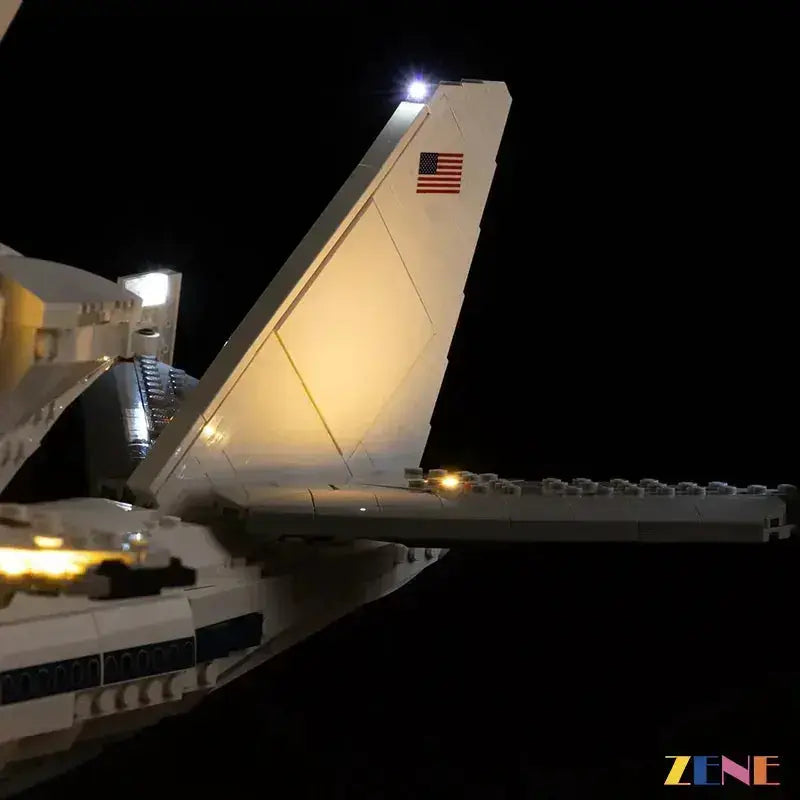 MOC Lego Shuttle Carrier Aircraft LED Light Kit Delivers Brilliant Illumination - ToylandEU