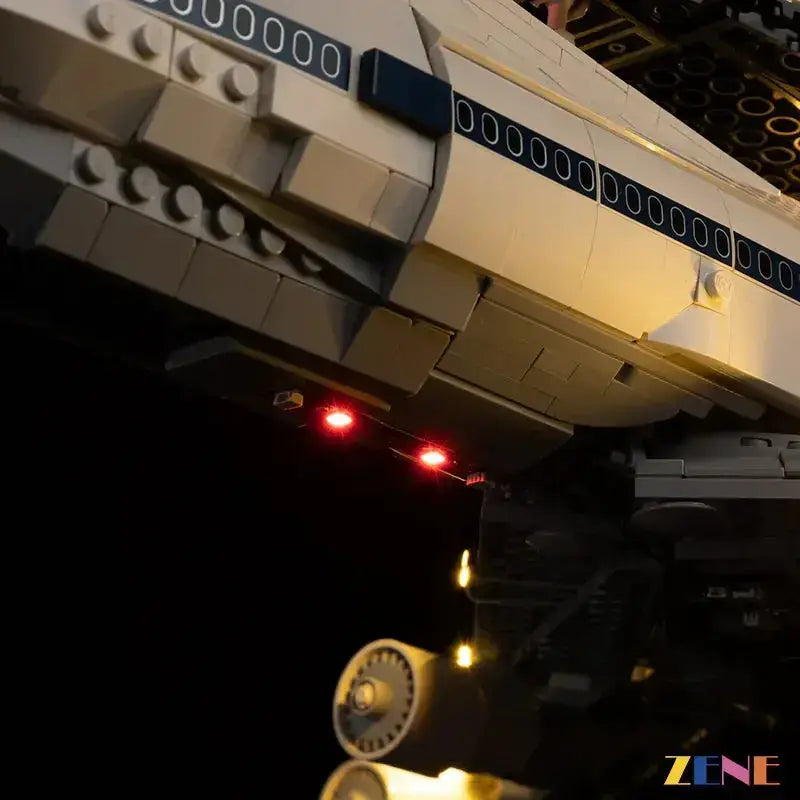 MOC Lego Shuttle Carrier Aircraft LED Light Kit Delivers Brilliant Illumination - ToylandEU