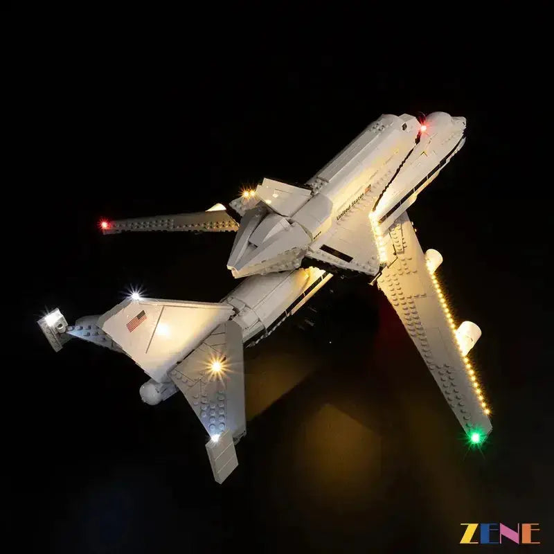MOC Lego Shuttle Carrier Aircraft LED Light Kit Delivers Brilliant Illumination - ToylandEU