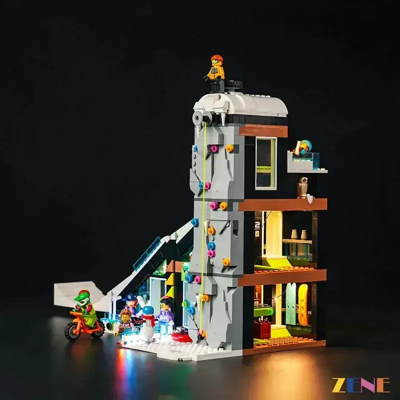 MOC LEGO Light Kit For Ski And Climbing Center Easy Install - ToylandEU