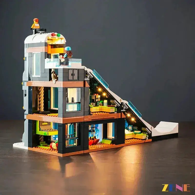 MOC LEGO Light Kit For Ski And Climbing Center Easy Install - ToylandEU