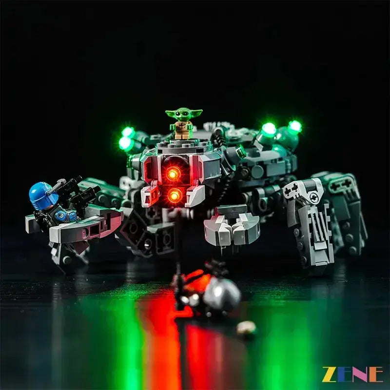 MOC LEGO Spider Tank Light Kit 75361 With Enhanced Illumination - ToylandEU
