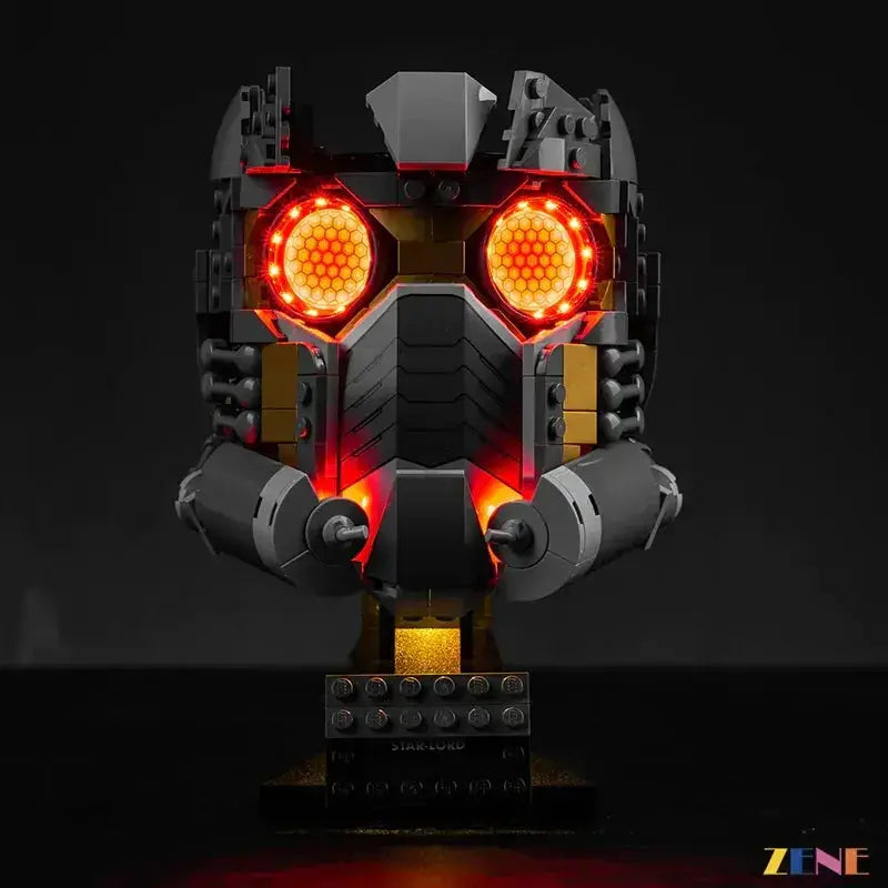 MOC LEGO Star-Lord Helmet Light Kit For 76251 Display Night Light - ToylandEU