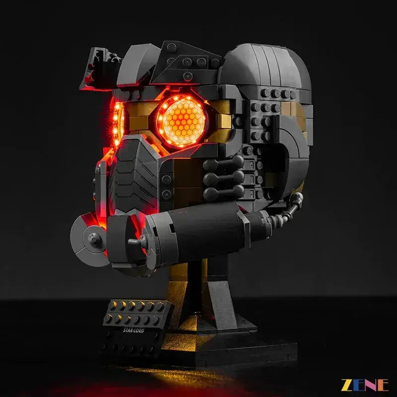 MOC LEGO Star-Lord Helmet Light Kit For 76251 Display Night Light - ToylandEU