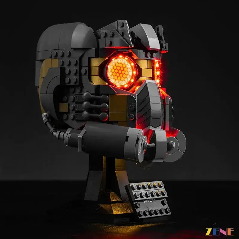 MOC LEGO Star-Lord Helmet Light Kit For 76251 Display Night Light - ToylandEU