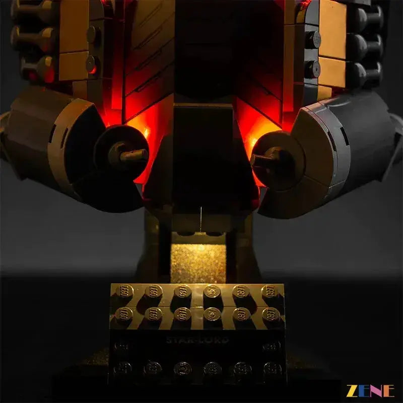 MOC LEGO Star-Lord Helmet Light Kit For 76251 Display Night Light - ToylandEU