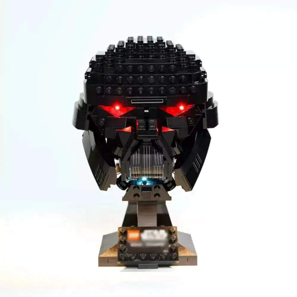 MOC LEGO Star Wars Dark Trooper Helmet Light Kit Easy Install - ToylandEU