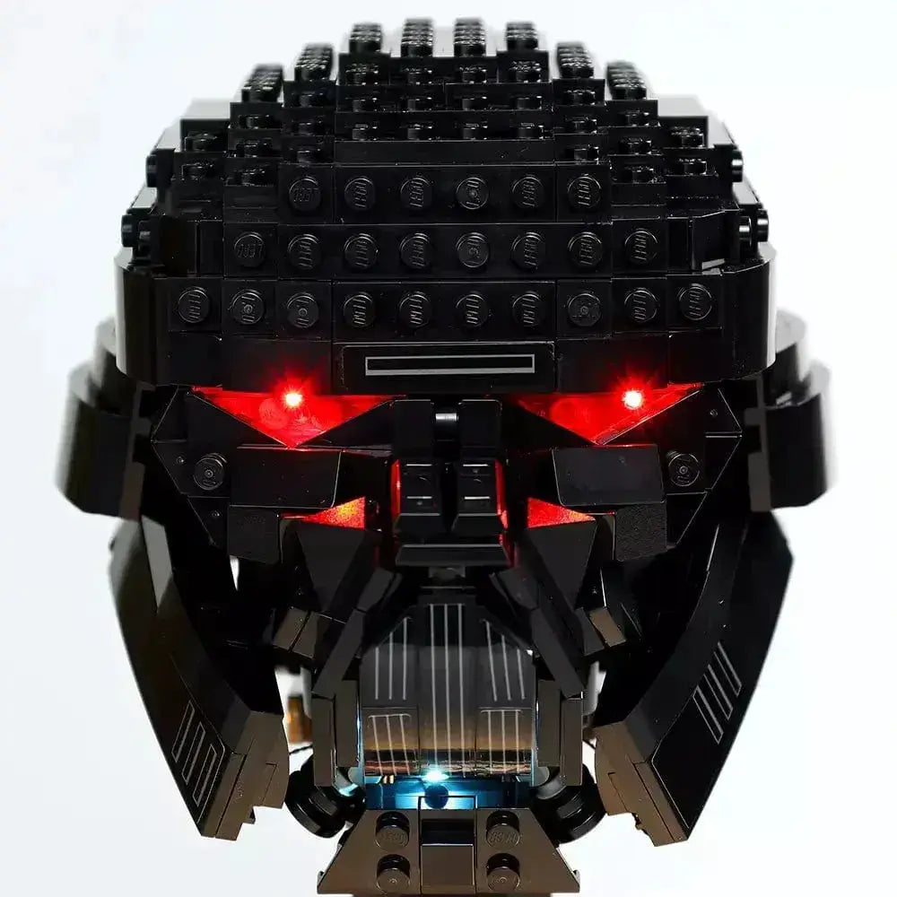 MOC LEGO Star Wars Dark Trooper Helmet Light Kit Easy Install - ToylandEU