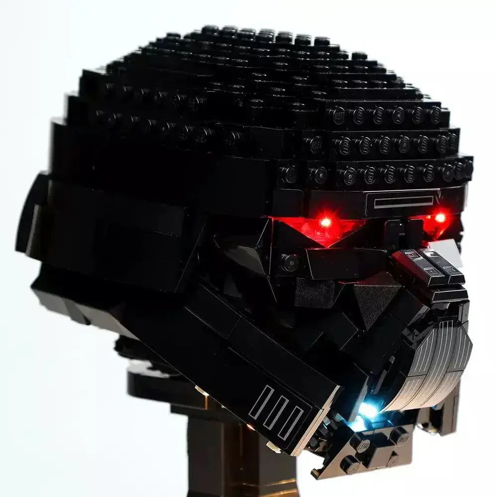 MOC LEGO Star Wars Dark Trooper Helmet Light Kit Easy Install - ToylandEU