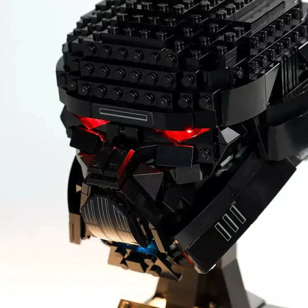 MOC LEGO Star Wars Dark Trooper Helmet Light Kit Easy Install - ToylandEU