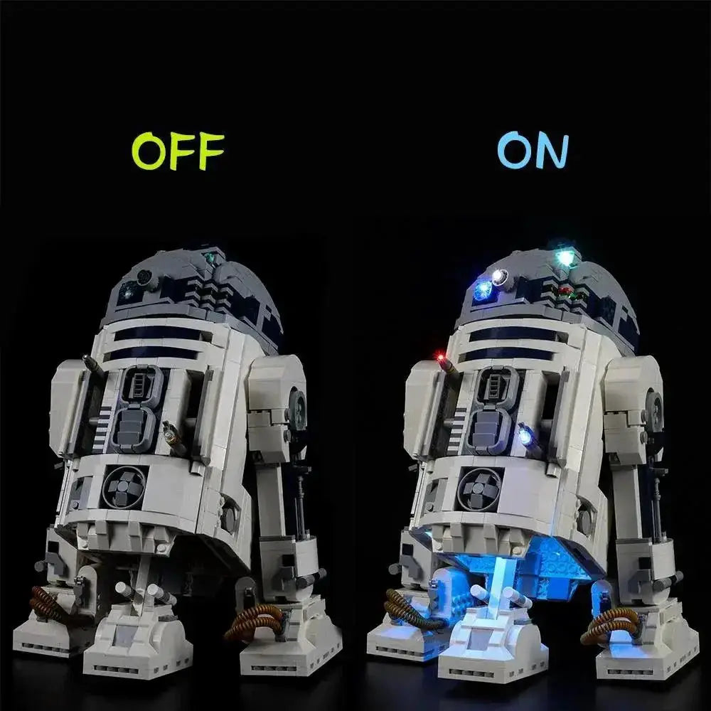 MOC LEGO R2D2 Light Kit For Star Wars Sets Easy Install - ToylandEU
