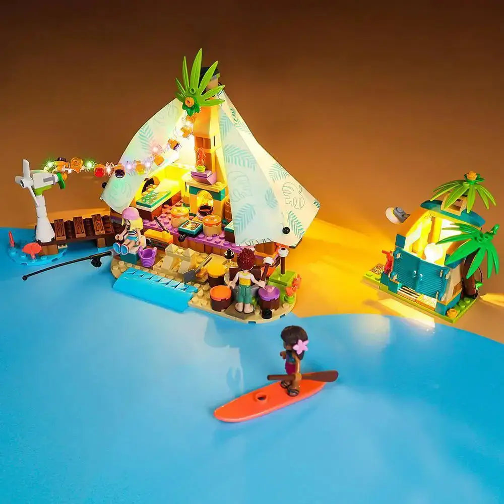 MOC LEGO Beach Glamping Light Kit for 41700 Bright Ambience - ToylandEU