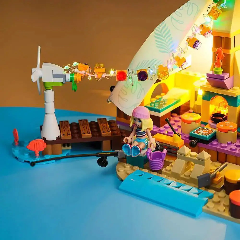 MOC LEGO Beach Glamping Light Kit for 41700 Bright Ambience - ToylandEU