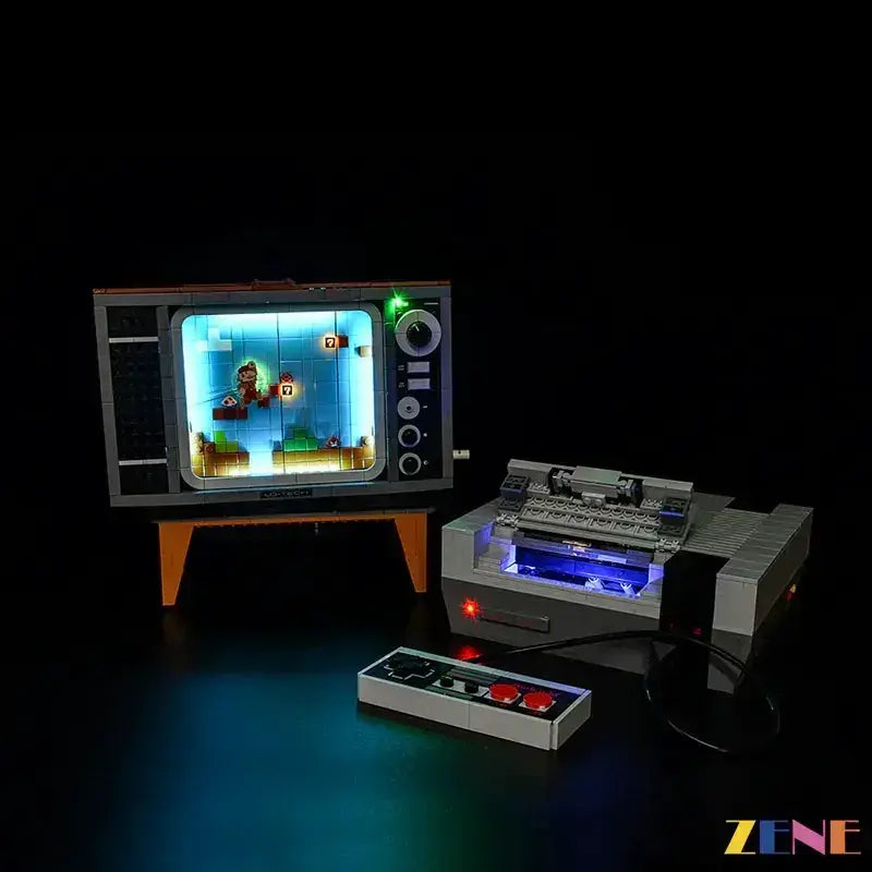 MOC LEGO Super Mario NES 71374 Lighting Kit For Display - ToylandEU