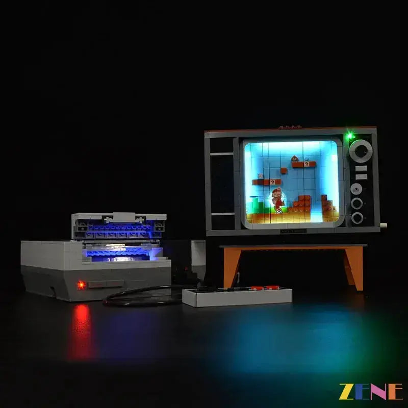 MOC LEGO Super Mario NES 71374 Lighting Kit For Display - ToylandEU