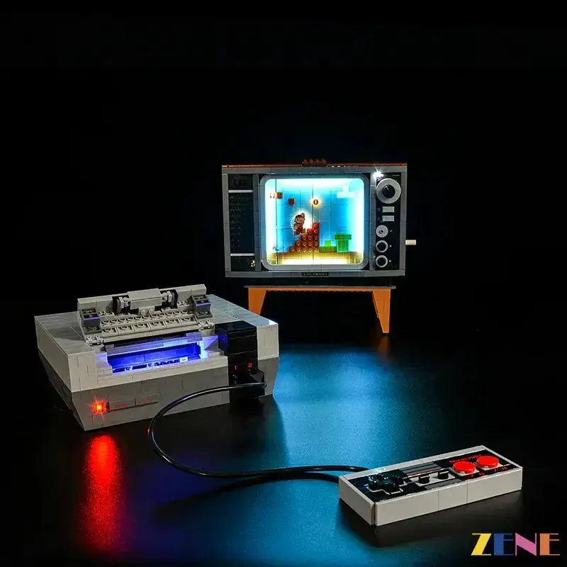 MOC LEGO Super Mario NES 71374 Lighting Kit For Display - ToylandEU