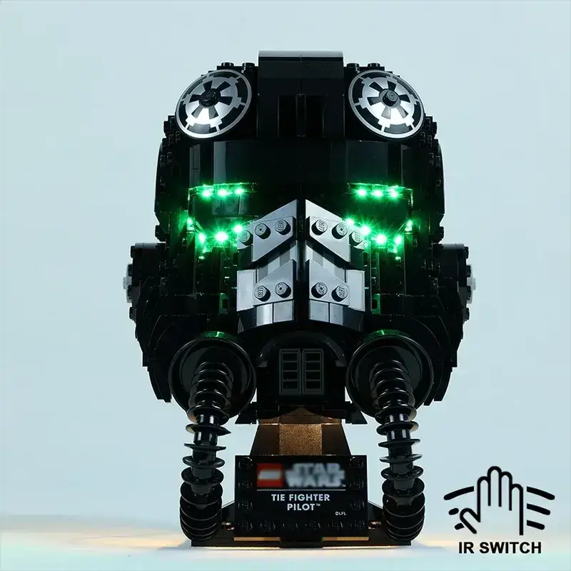 MOC LEGO TIE Fighter Helmet Light Kit For 75274 Easy Install - ToylandEU