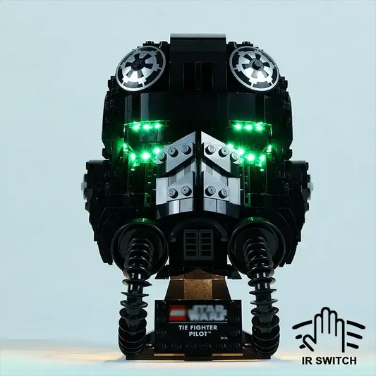 MOC LEGO TIE Fighter Helmet Light Kit For 75274 Easy Install - ToylandEU