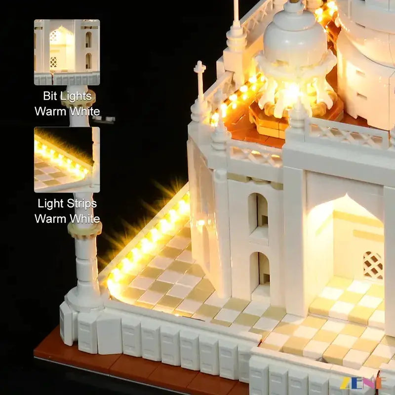 MOC LEGO Taj Mahal Light Kit Ver 2 Easy Installation Guide - ToylandEU