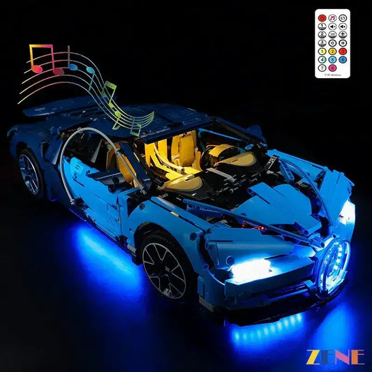MOC LEGO Technic Bugatti Chiron Light Kit for Enhanced Display - ToylandEU