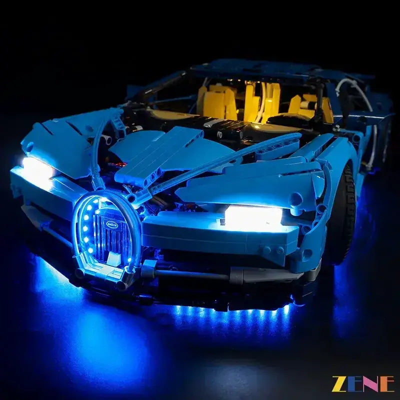 MOC LEGO Technic Bugatti Chiron Light Kit for Enhanced Display - ToylandEU