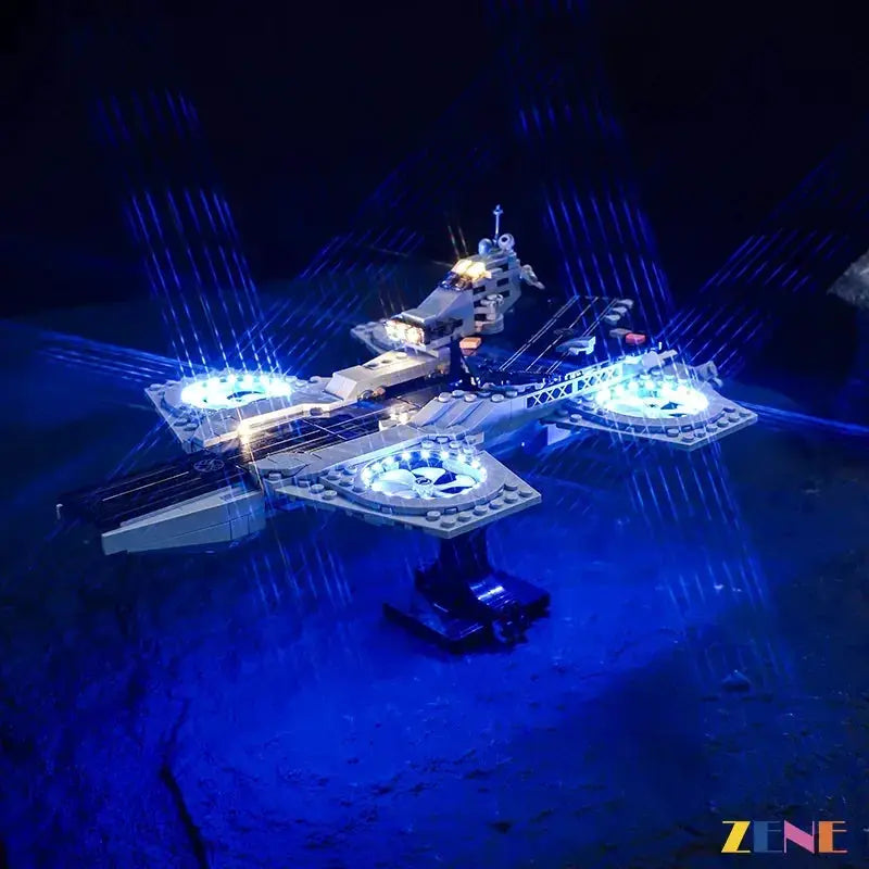 MOC LEGO Light Kit For Avengers Helicarrier 76295 Bright Illumination - ToylandEU