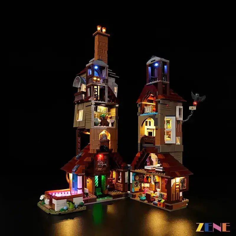 MOC LEGO Light Kit For The Burrow Harry Potter Display Upgrade - ToylandEU