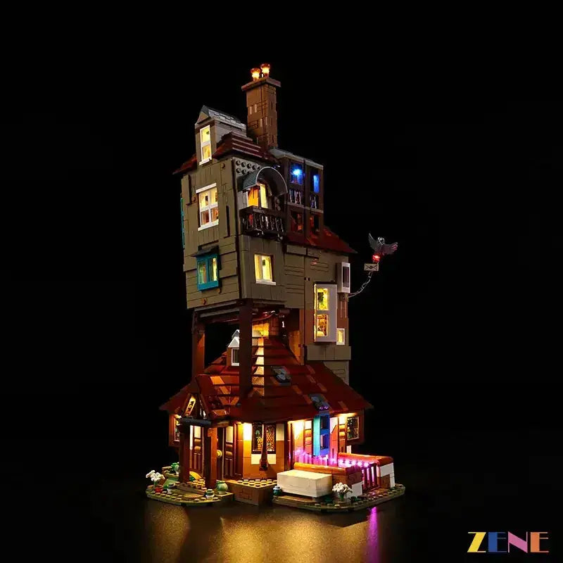 MOC LEGO Light Kit For The Burrow Harry Potter Display Upgrade - ToylandEU