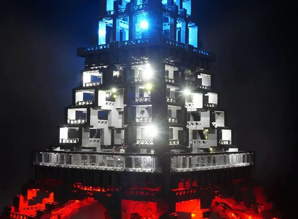 MOC Lego Eiffel Tower Light Kit Illuminates Display For 10181 - ToylandEU